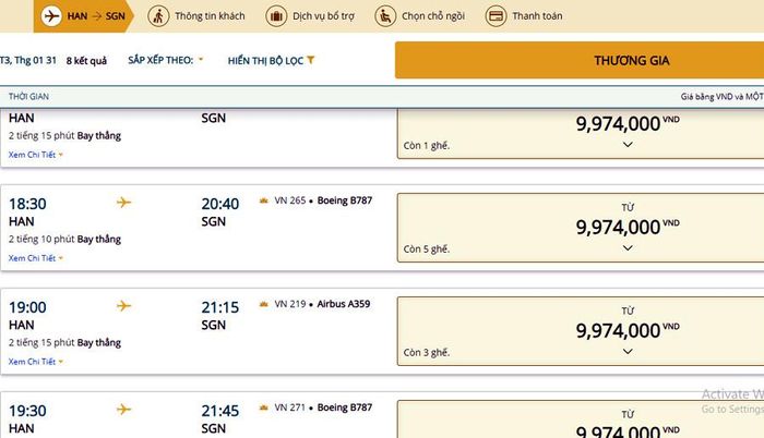 10 triệu đồng vé máy bay từ Hà Nội vào TP.HCM: Đi kiểu gì đỡ xót ví?